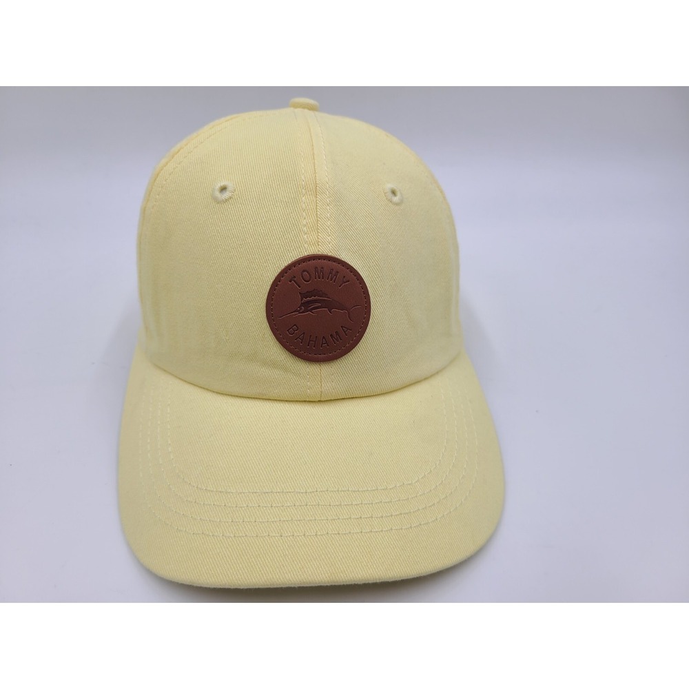Women Tommy Bahama Baja Margarita Strapback Adjustable Hat Cap Fish Sail Yellowβ